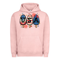 Pigment Salmon usa popsicles Urban Hoodie - MaliasSmallBusiness