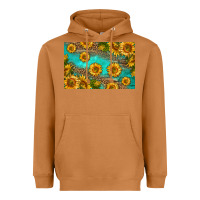 Meerkat western sunflowers skinny metal can holder Heavyweight Hoodie - HRA Design Shop