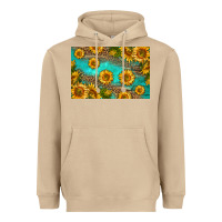 Mushroom western sunflowers skinny metal can holder Heavyweight Hoodie - HRA Design Shop