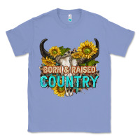Colony Blue born and raised country tbw Classic Tee - texasbilliewilder