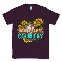Plum born and raised country tbw Classic Tee - texasbilliewilder