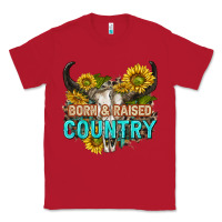 Red born and raised country tbw Classic Tee - texasbilliewilder
