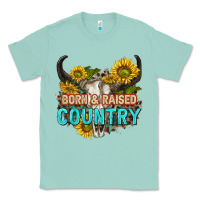 Seafoam born and raised country tbw Classic Tee - texasbilliewilder