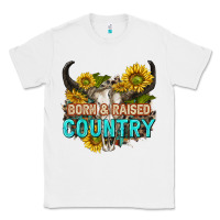 White born and raised country tbw Classic Tee - texasbilliewilder
