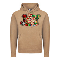 Vintage Coffee joy with christmas tree cake ado Vintage Hoodie - AdoDesignShop