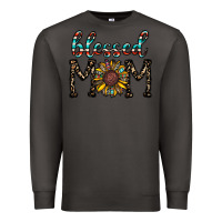 Smoke blessed mom Premium Sweatshirt - CowhideDigitalArt