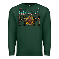 Sports Green blessed mom Premium Sweatshirt - CowhideDigitalArt