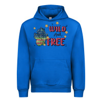 Cobalt wild and free Urban Hoodie - MaliasSmallBusiness