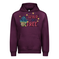 Mauve Wine wild and free Urban Hoodie - MaliasSmallBusiness