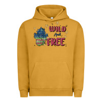 Pigment Peanut Butter wild and free Urban Hoodie - MaliasSmallBusiness