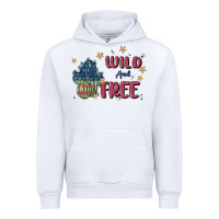 White wild and free Urban Hoodie - MaliasSmallBusiness