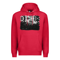 Cardinal cowhide background Premium Hoodie - BarkalooDesign