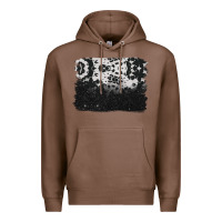 Chestnut cowhide background Premium Hoodie - BarkalooDesign