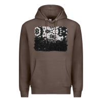 Coffee cowhide background Premium Hoodie - BarkalooDesign