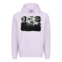 Lilac cowhide background Premium Hoodie - BarkalooDesign