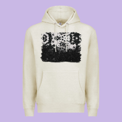 Cowhide Background Premium Hoodie Designed By Barkaloodesign