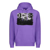 Purple cowhide background Premium Hoodie - BarkalooDesign