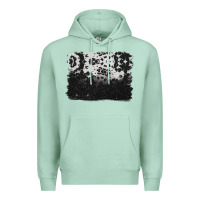 Seafoam cowhide background Premium Hoodie - BarkalooDesign