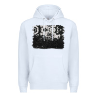 White cowhide background Premium Hoodie - BarkalooDesign