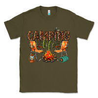 Army Green camping life Classic Tee - texasbilliewilder