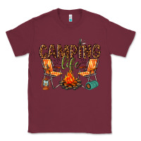 Burgundy camping life Classic Tee - texasbilliewilder
