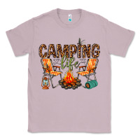 Lilac camping life Classic Tee - texasbilliewilder