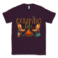 Plum camping life Classic Tee - texasbilliewilder