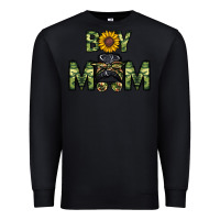Black boy mom Premium Sweatshirt - CowhideDigitalArt