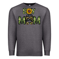 Charcoal Heather boy mom Premium Sweatshirt - CowhideDigitalArt