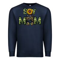 Navy boy mom Premium Sweatshirt - CowhideDigitalArt