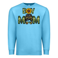 Ocean Blue boy mom Premium Sweatshirt - CowhideDigitalArt