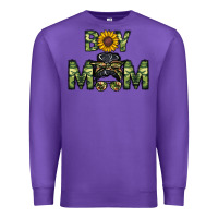 Purple boy mom Premium Sweatshirt - CowhideDigitalArt