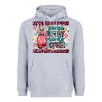 Heather Grey Some bunny needs coffee 20oz tumbler Heavyweight Hoodie - Neo Western