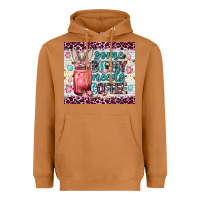Meerkat Some bunny needs coffee 20oz tumbler Heavyweight Hoodie - Neo Western