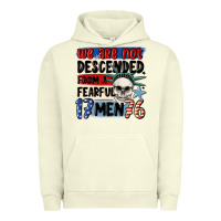 Pigment Pistachio we are not descended from a fearful me Urban Hoodie - MaliasSmallBusiness