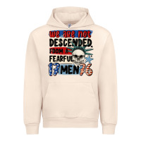 Sandshell we are not descended from a fearful me Urban Hoodie - MaliasSmallBusiness
