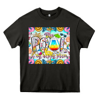 Asphalt The Pool Is My Happy Place Heavy Core Tee - CowhideDigitalArt