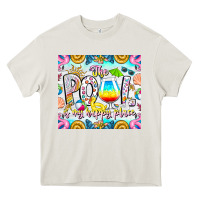 Cream The Pool Is My Happy Place Heavy Core Tee - CowhideDigitalArt