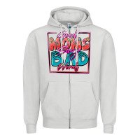 Dove Grey good moms say bad words Zipper Hoodie - Zillion Design Studio