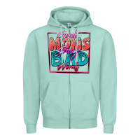 Seafoam good moms say bad words Zipper Hoodie - Zillion Design Studio