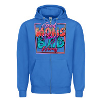 True Royal good moms say bad words Zipper Hoodie - Zillion Design Studio