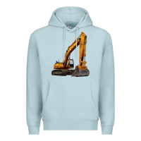 Blue Mist excavator Premium Hoodie - LillyAllenDesigns