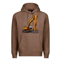 Chestnut excavator Premium Hoodie - LillyAllenDesigns