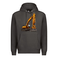 Smoke excavator Premium Hoodie - LillyAllenDesigns