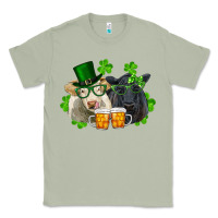 Matcha St. Patrick's Day Charolais And Black Angus Cows Classic Tee - RanaPortraitStore