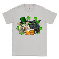 Moon Dust St. Patrick's Day Charolais And Black Angus Cows Classic Tee - RanaPortraitStore