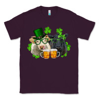 Plum St. Patrick's Day Charolais And Black Angus Cows Classic Tee - RanaPortraitStore
