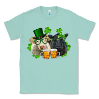 St. Patrick's Day Charolais And Black Angus Cows Classic Tee | Teevron