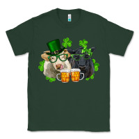 Sports Green St. Patrick's Day Charolais And Black Angus Cows Classic Tee - RanaPortraitStore