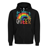 Black the future is queer Zipper Hoodie - texasbilliewilder